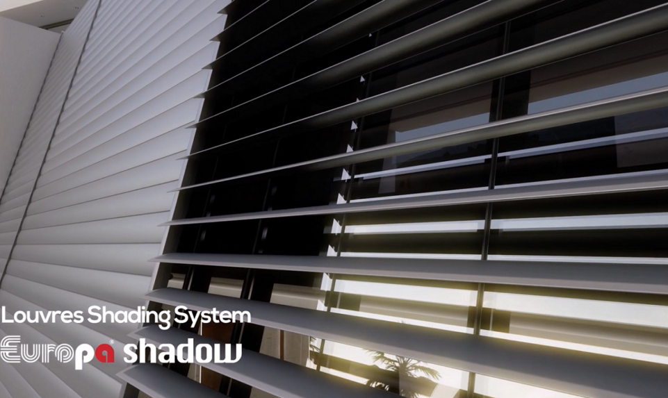 Πτερύγια-σκίασης-Κτριρίου-Europa-Shadow ESD 70 - Louvres Shading System