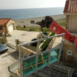 Γυάλινα κάγκελα Στόμιο Ευβοίας