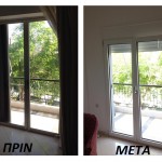 Αντικατάσταση κουφωμάτων Πριν & Μετά