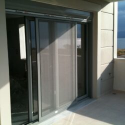 Ενεργειακά κουφώματα αλουμινίου Europa Hybrid RAL 7015 Ερέτρια