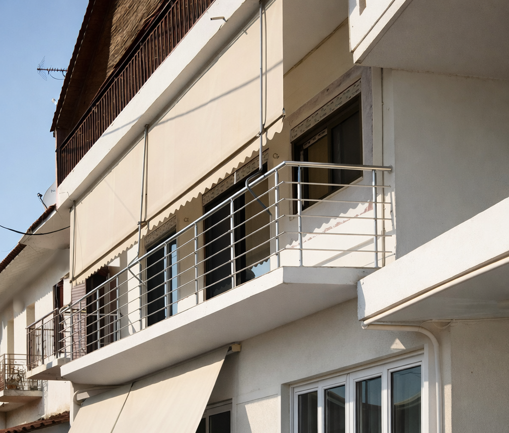 Αντικατάσταση κουφωμάτων αλουμινίου Europa Hybrid σε οικία στη Νεμέα Κορινθίας