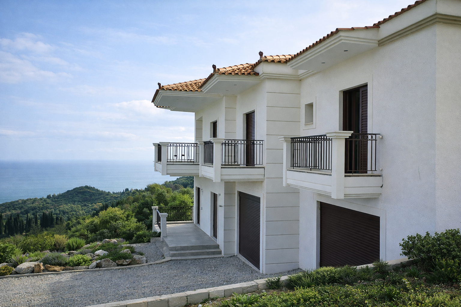 Κουφώματα Αλουμινίου Europa σε απόχρωση Ξύλου Κύμη Εύβοιας