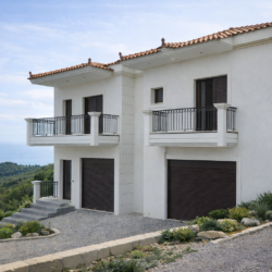 Κουφώματα Αλουμινίου Europa σε απόχρωση Ξύλου Κύμη Εύβοιας