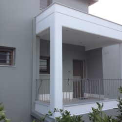 Ενεργειακά κουφώματα αλουμινίου Europa σε νεόδμητη οικία στο Βασιλικό Χαλκίδας