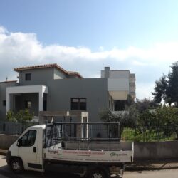 Ενεργειακά κουφώματα αλουμινίου Europa σε νεόδμητη οικία στο Βασιλικό Χαλκίδας