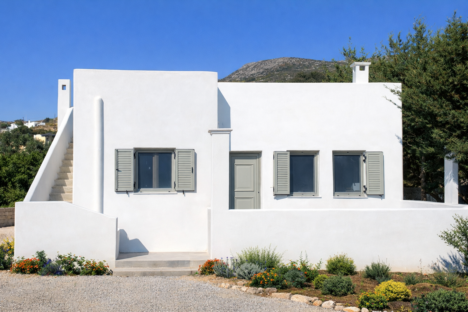 Κουφώματα Αλουμινίου σε Παραθαλάσσια Εξοχική Κατοικία στη Σκύρο