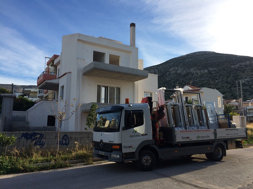 Κουφώματα Αλουμινίου Europa Νέα Οικία Άνω Γλυφάδα