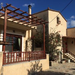 Νέα Ενεργειακά κουφώματα αλουμινίου σε απόχρωση ξύλου Καρυδιά παραδοσιακή κατοικία στην Αμάρυνθο