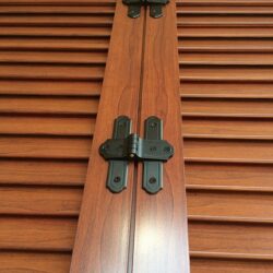 Νέα Ενεργειακά κουφώματα αλουμινίου σε απόχρωση ξύλου Καρυδιά παραδοσιακή κατοικία στην Αμάρυνθο