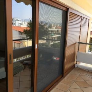 Αντικατάσταση παλαιών ξύλινων κουφωμάτων με ενεργειακά αλουμινίου σε διαμέρισμα στο Χαλάνδρι