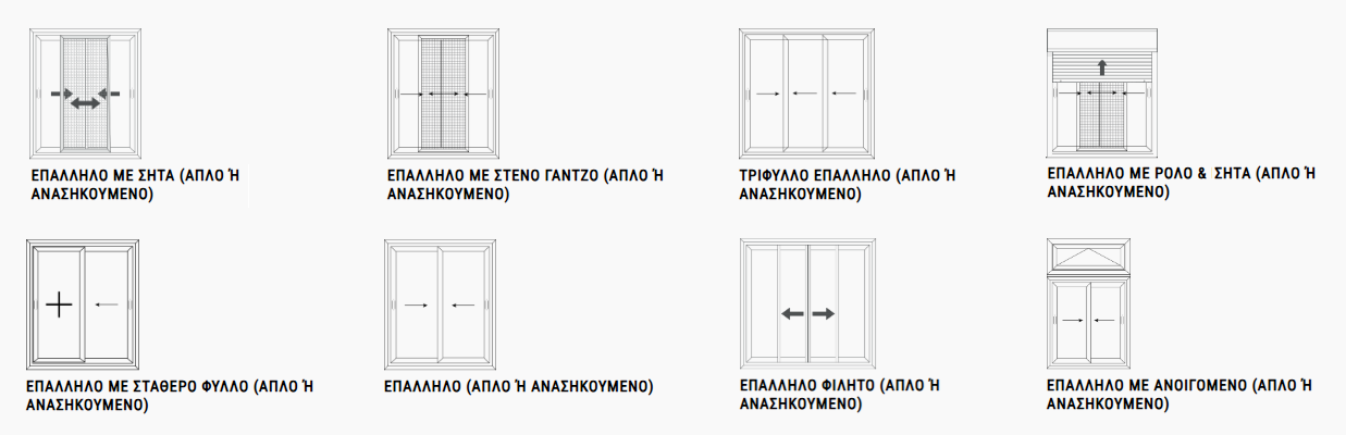 Τυπολογίες-Συρόμενων-Κουφωμάτων-Αλουμινίου-Europa ESS A40 Hybrid