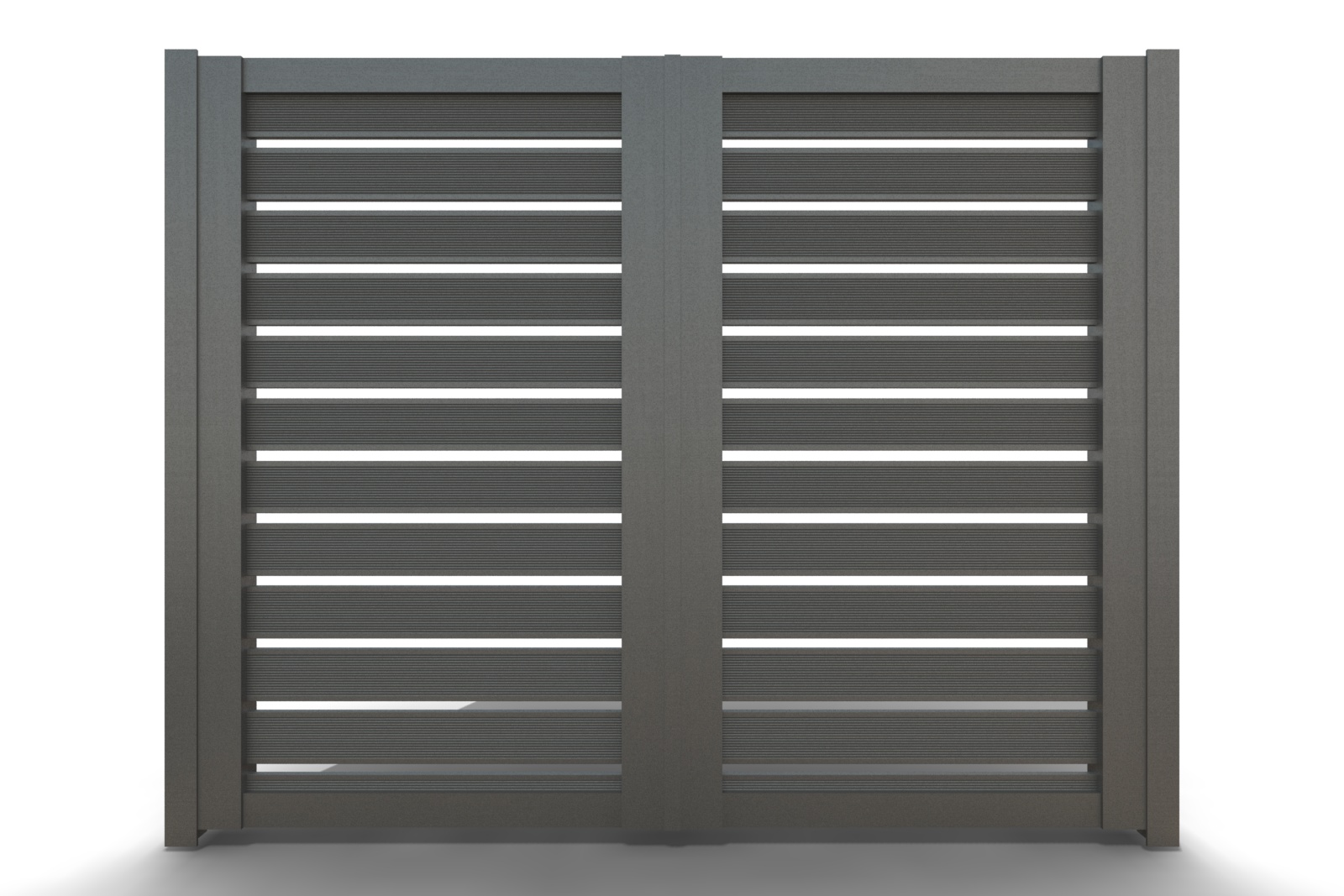 Δίφυλλη Ανοιγόμενη Αυλόπορτα Αλουμίνιου C481