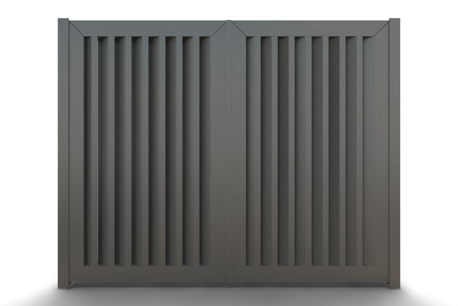 Δίφυλλη Ανοιγόμενη Αυλόπορτα Αλουμίνιου C520