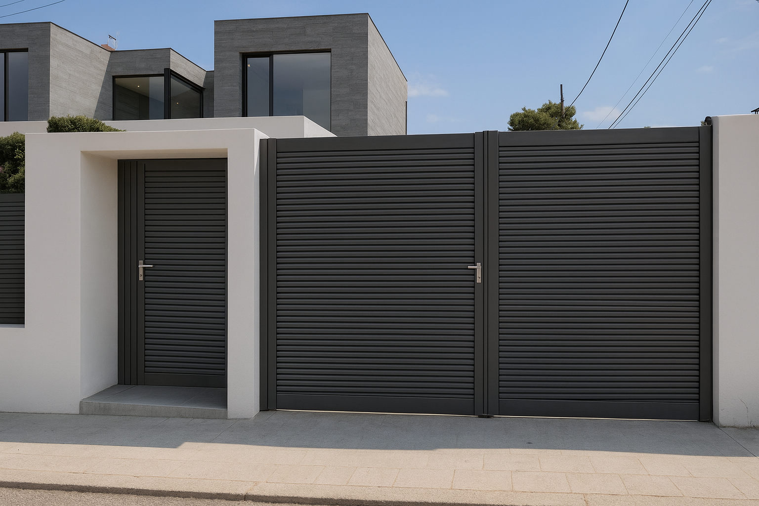 Αυλόπορτα Αλουμινίου Triple Wall SD TR 45