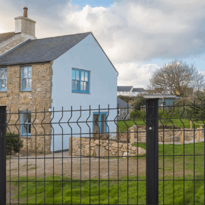 περίφραξη µε πλέγμα (wire fence panel) µε ηλεκτροστατική βαφή