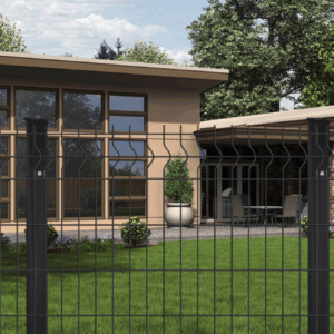 περίφραξη µε πλέγμα (wire fence panel) µε ηλεκτροστατική βαφή