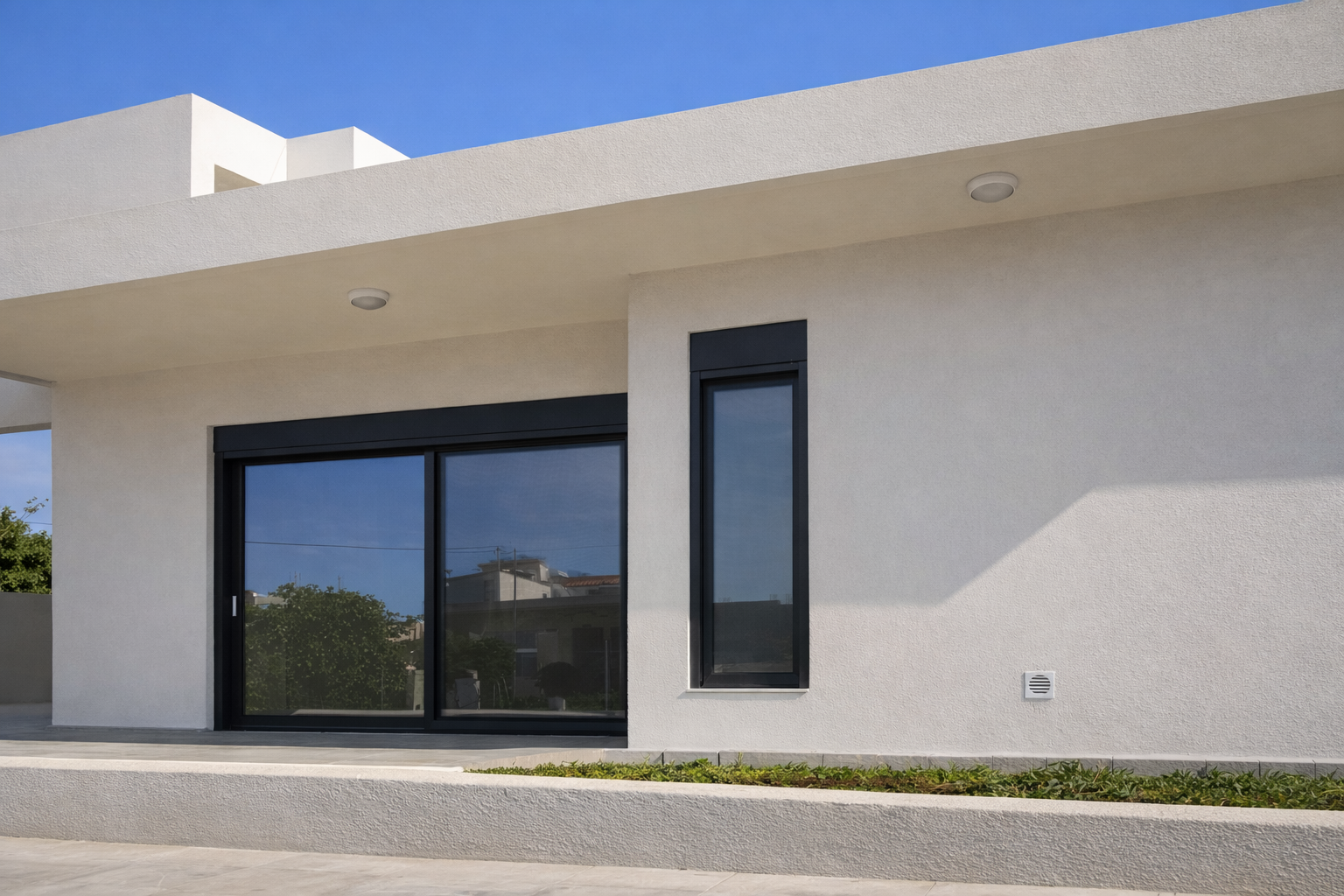 Αντικατάσταση κουφωμάτων αλουμινίου σε οικία Έξω Παναγίτσα - Χαλκίδα