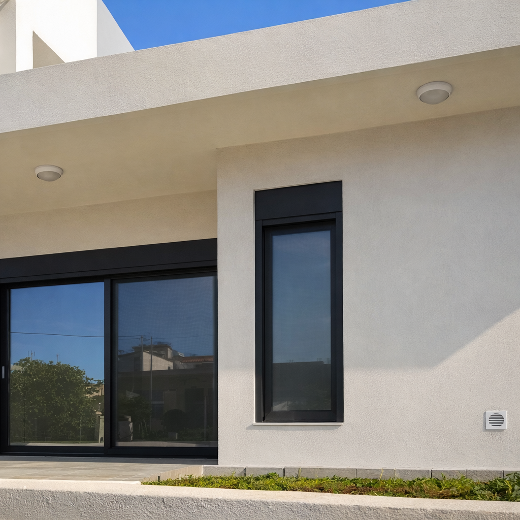 Αντικατάσταση κουφωμάτων αλουμινίου σε οικία Έξω Παναγίτσα - Χαλκίδα