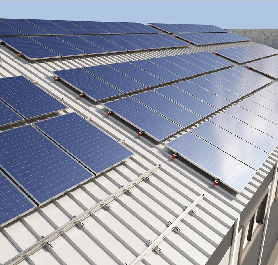 EUROPA Sun 4400 είναι ένα σταθερό σύστημα στήριξης φωτοβολταϊκών