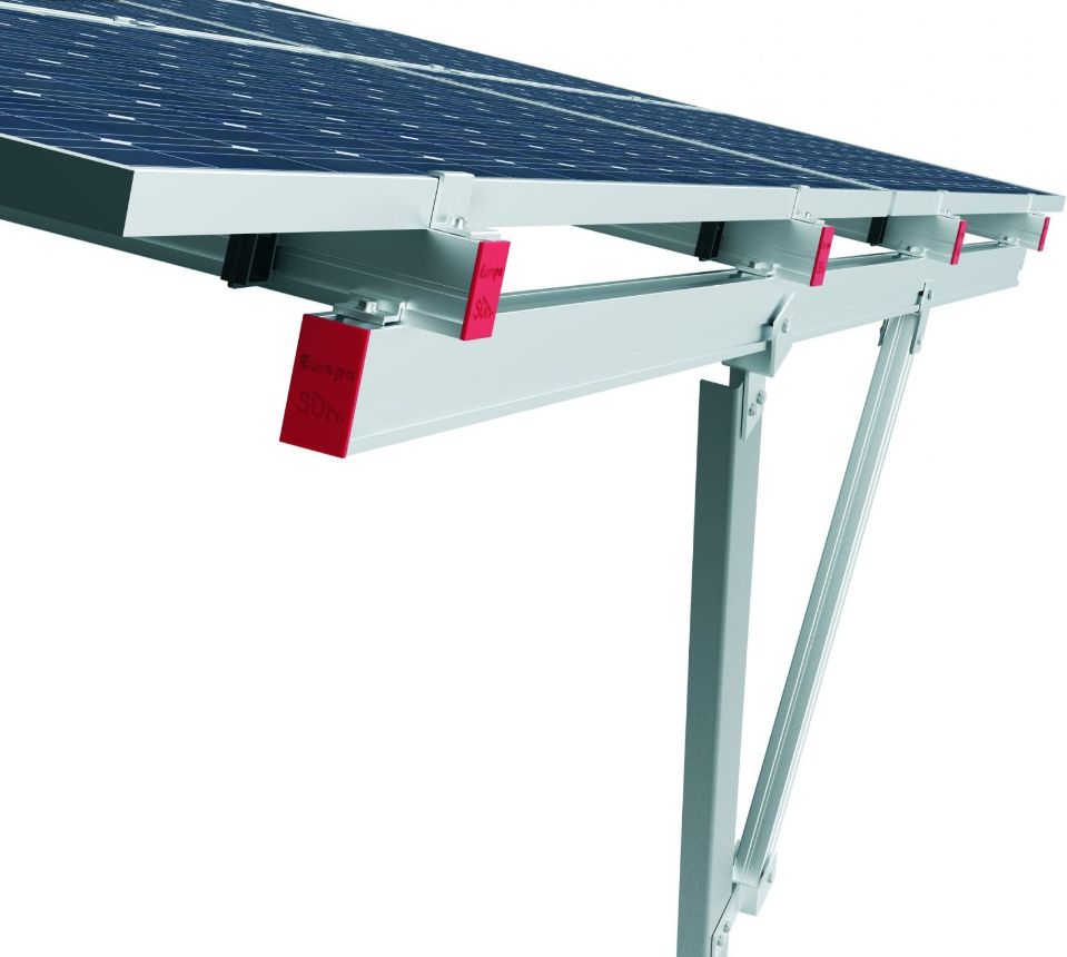EUROPA Sun 1100 SP είναι ένα μονοπάσσαλο σύστημα στήριξης φωτοβολταϊκών