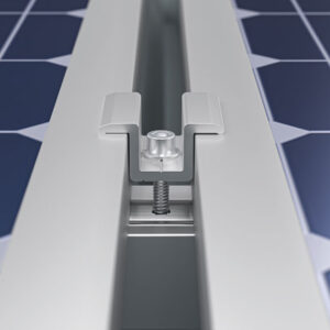 EUROPA Sun 4400 σταθερό σύστημα στήριξης φωτοβολταϊκών πλαισίων για κεκλιμένες βιομηχανικές στέγες