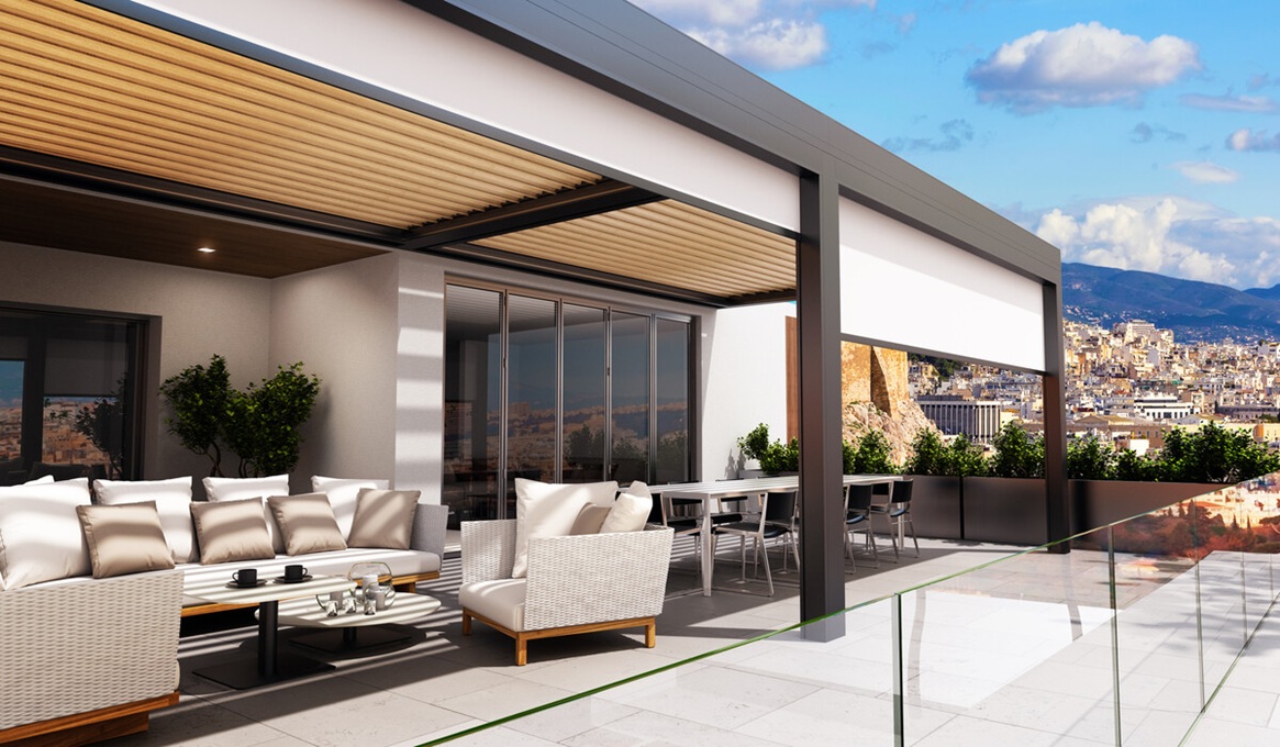 Europa EPS 80 Bioclimatic Aluminium Pergola