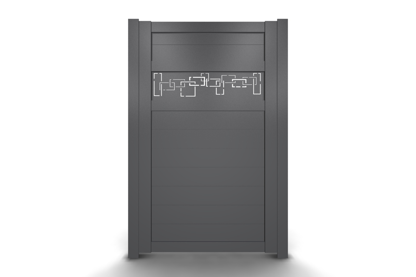 Μονόφυλλη Ανοιγόμενη Αυλόπορτα Αλουμίνιου C100