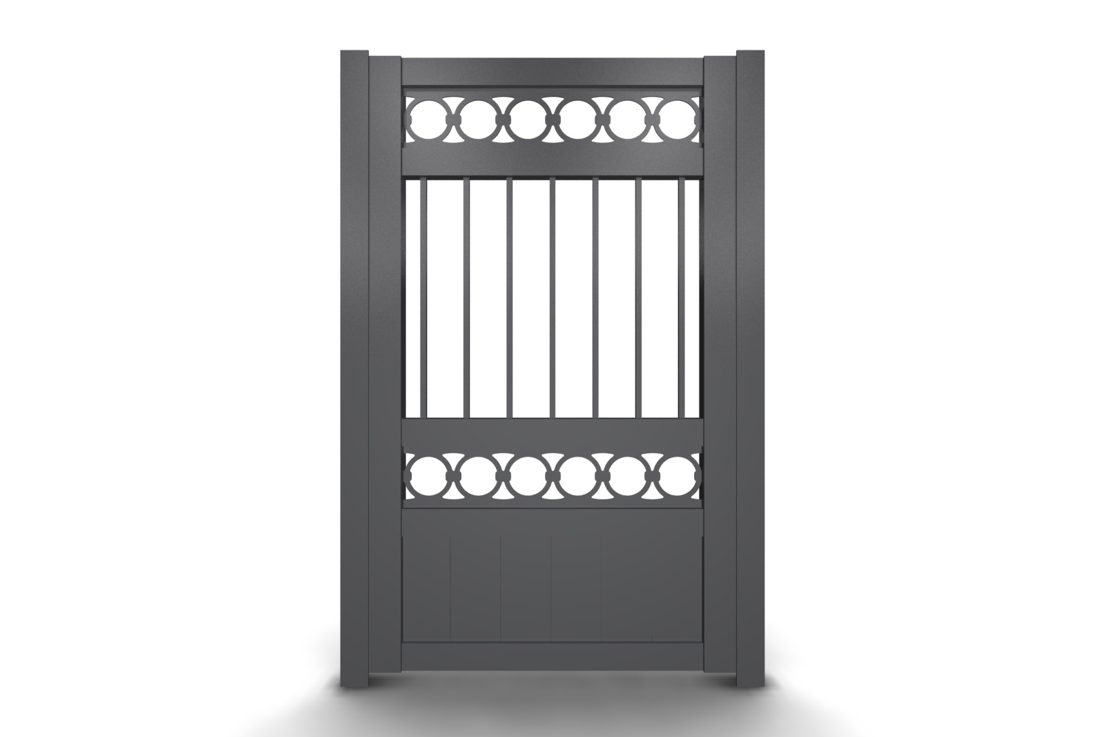 Μονόφυλλη Ανοιγόμενη Αυλόπορτα Αλουμίνιου C201c