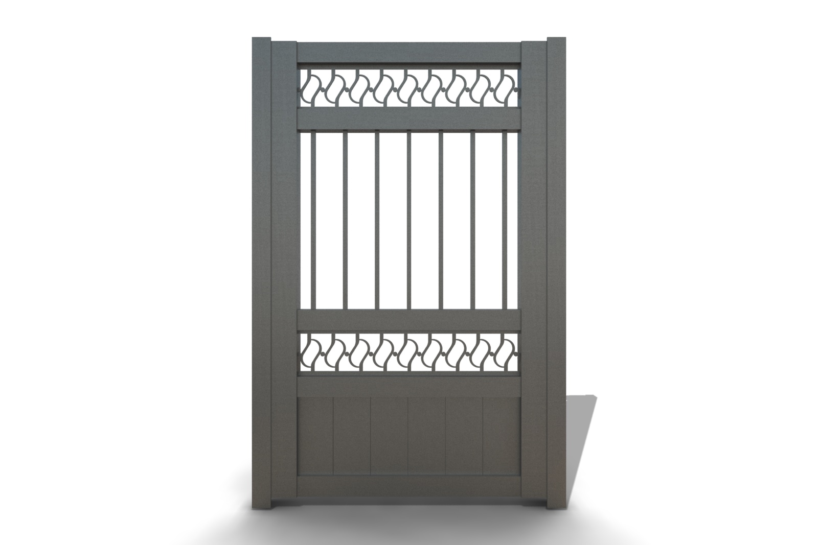 Μονόφυλλη Ανοιγόμενη Αυλόπορτα Αλουμίνιου C201w