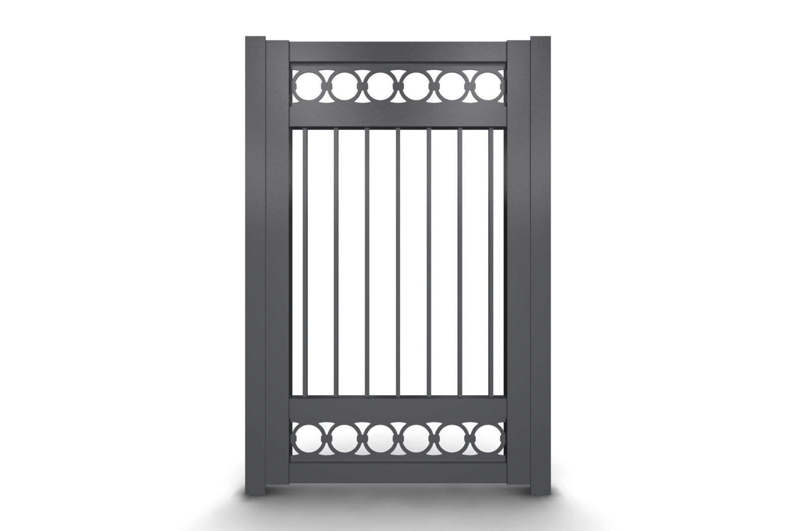 Μονόφυλλη Ανοιγόμενη Αυλόπορτα Αλουμίνιου C202c