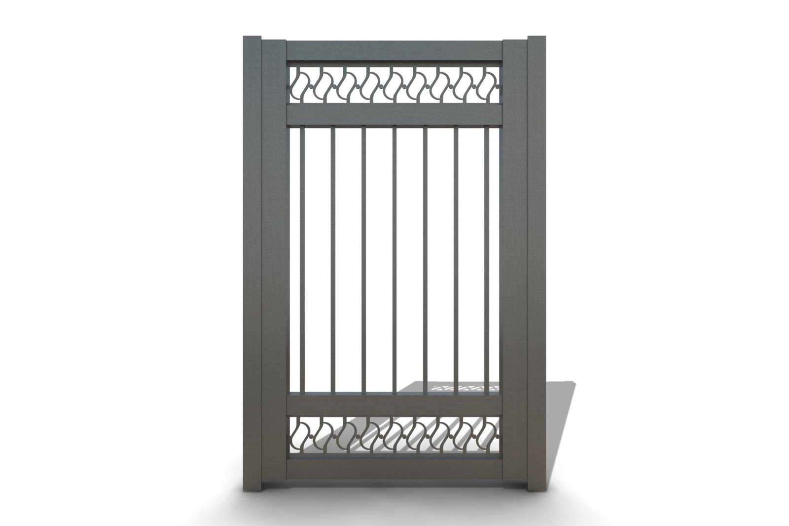 Μονόφυλλη Ανοιγόμενη Αυλόπορτα Αλουμίνιου C202w