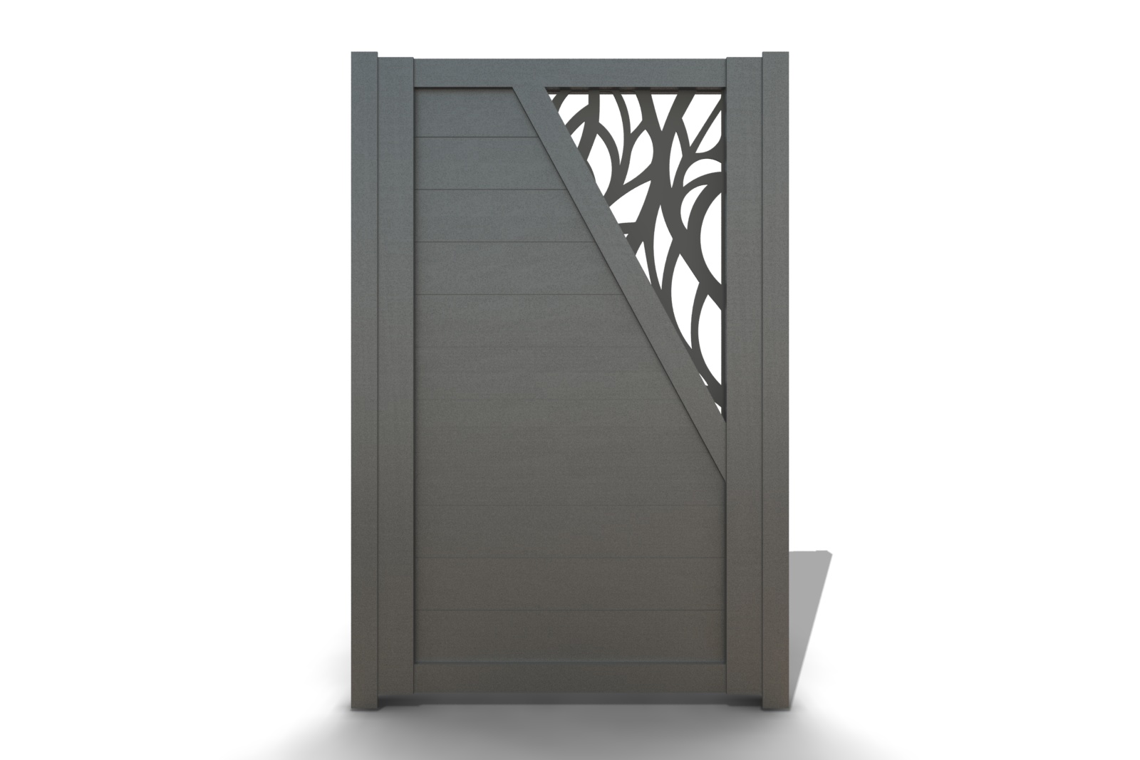 Μονόφυλλη Ανοιγόμενη Αυλόπορτα Αλουμίνιου C375l