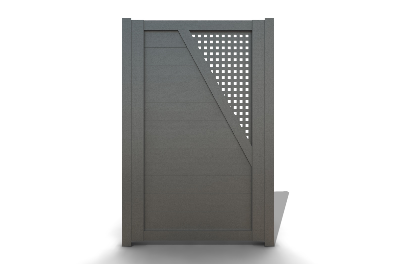 Μονόφυλλη Ανοιγόμενη Αυλόπορτα Αλουμίνιου C375s