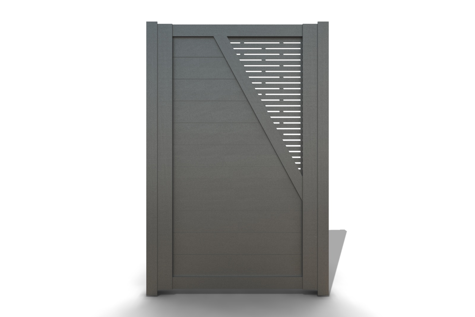 Μονόφυλλη Ανοιγόμενη Αυλόπορτα Αλουμίνιου C375zh