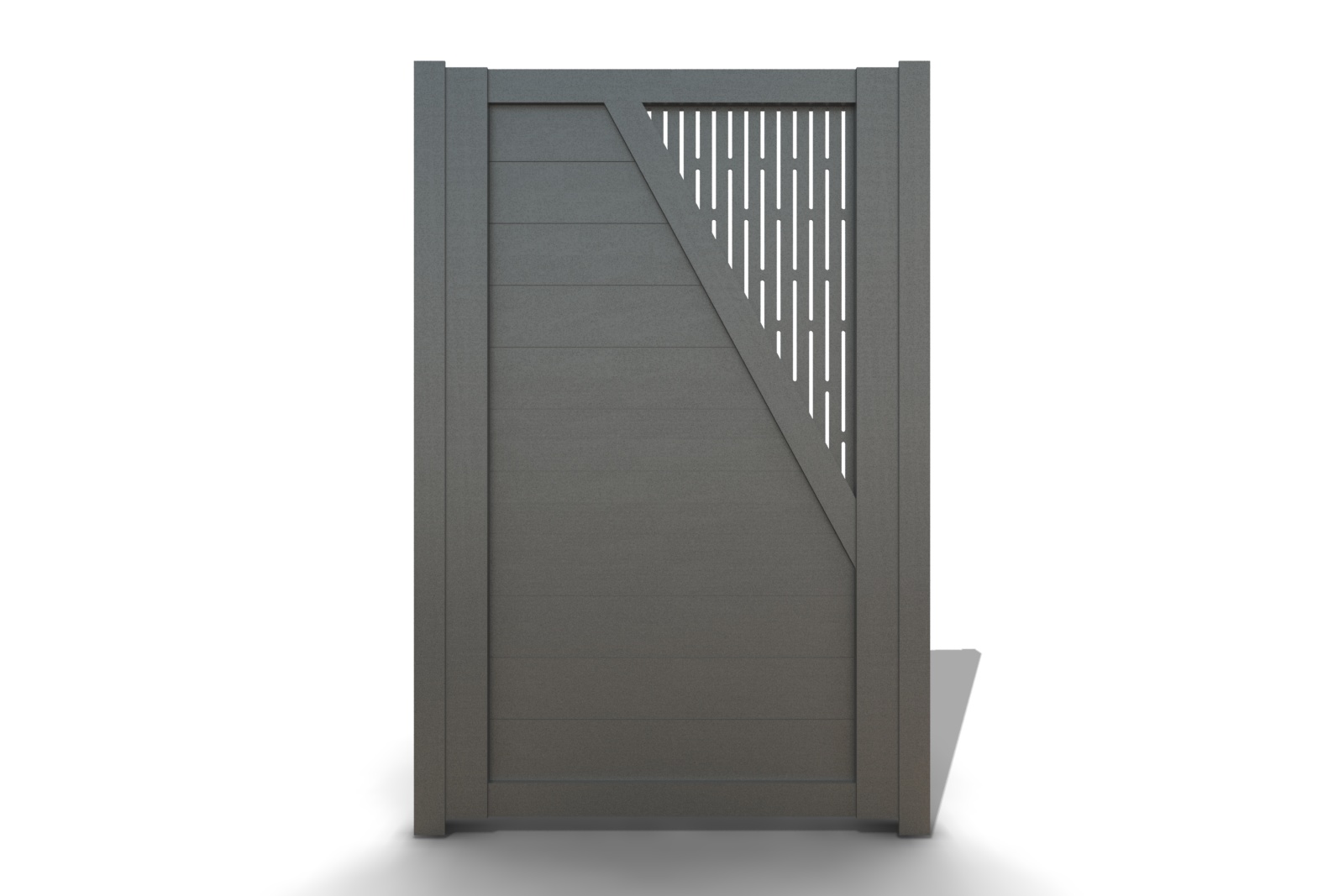 Μονόφυλλη Ανοιγόμενη Αυλόπορτα Αλουμίνιου C375zv