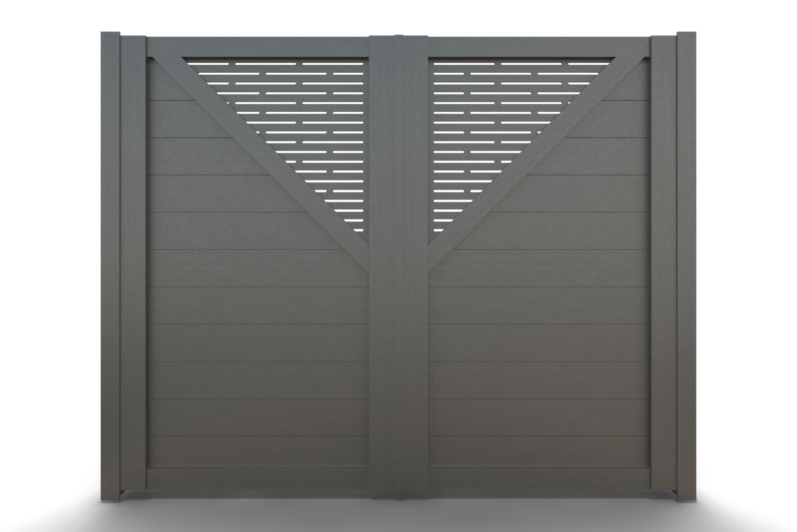 Δίφυλλη Ανοιγόμενη Αυλόπορτα Αλουμίνιου C375zh