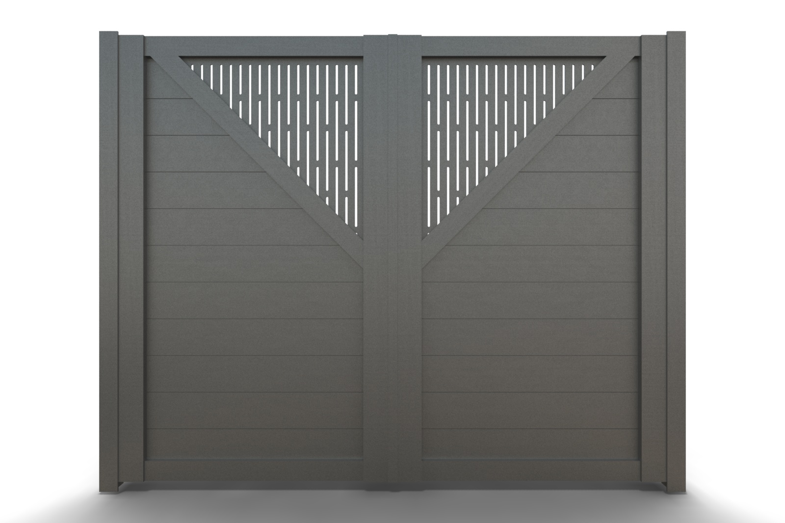 Δίφυλλη Ανοιγόμενη Αυλόπορτα Αλουμίνιου C375zv