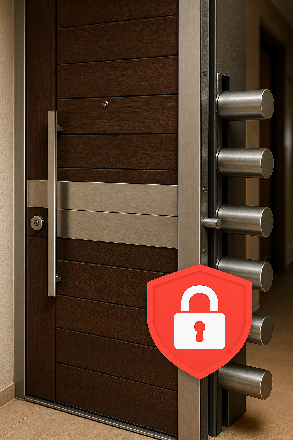 Θωρακισμένες Πόρτες Ασφαλείας mparolas aluminium systems