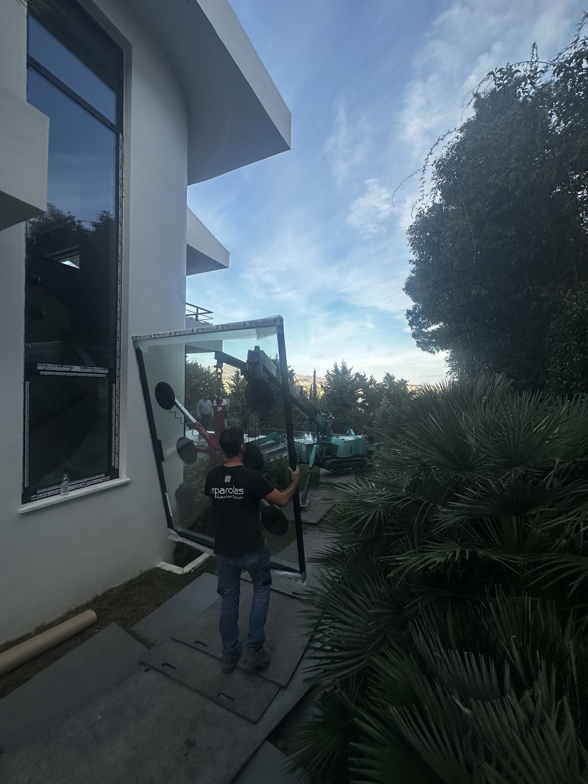 Minimal Κουφώματα Αλουμινίου Οικία στην Φιλοθέη_Europa EMF64 Hybrid_Mparolas Aluminium Systems