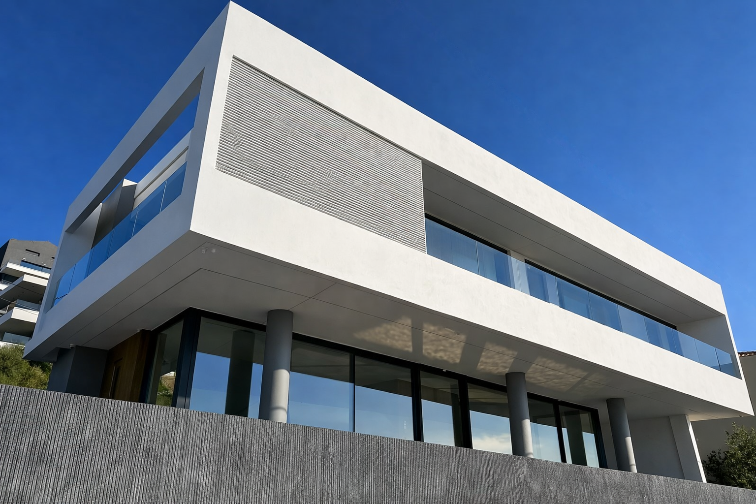 Minimal Frame Κουφώματα Αλουμινίου Οικία Έξω Παναγίτσα Χαλκίδα